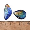4Pcs Transparent Epoxy Resin Butterfly Wings Pendants RESI-C057-05D-3