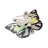 Butterfly Transparent Resin Brooch JEWB-M047-01G-2