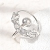 Brass Finger Rings KK-CBA0E55-09P-2