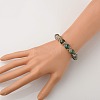 Natural Gemstone Round Bead Stretch Bracelets BJEW-JB01506-05-2