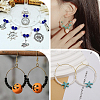 120Pcs 4 Styles 316 Surgical Stainless Steel Wine Glass Charms Rings STAS-BBC0009-37G-6