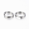 Tarnish Resistant 304 Stainless Steel Split Rings LS-STAS-H413-04P-B-2