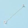 Brass Magnetic Clasp with Cable Safety Chain LS-KK-F839-036S-2