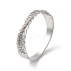 Non-Tarnish Cross 304 Stainless Steel Hollow Hinged Bangles for Women BJEW-I315-20P-1