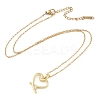 201 Stainless Steel Cable Chain Necklaces NJEW-P309-16C-G-2