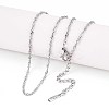 2MM 304 Stainless Steel Singapore Chains Necklaces NJEW-N058-06P-1