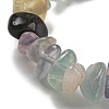 Natural Fluorite Chips Beaded Necklace NJEW-FZ00004-08-2