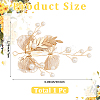 Alloy with Plastic Pearl Ornament Accessories FIND-WH20030-11C-G-2