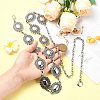 Oval Link Chain Waist Chains AJEW-CJC0006-03AS-4