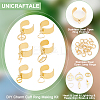 Unicraftale DIY Charm Cuff Ring Making Kit DIY-UN0003-67-6