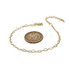 Brass Heart Link Bracelets for Women BJEW-G735-07G-01-5