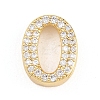 Brass Micro Pave Cubic Zirconia Pendants KK-B167-22G-0-1
