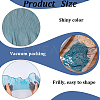 10 Yards Lucency Polyester Pleated Lace Trim OCOR-GF0004-74C-5