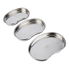 3Pcs 3 Styles 304 Stainless Steel Surgical Tray AJEW-BC0004-15-1