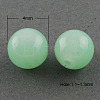 Imitation Jade Glass Beads Strands X-DGLA-S076-4mm-20-1