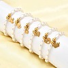 304 Stainless Steel Charm Bracelets for Women BJEW-C098-14G-1