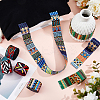 6Pcs 6 Colors Polyester Ribbons OCOR-FH0001-48B-4