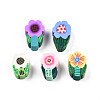 Handmade Polymer Clay Beads CLAY-N010-089B-1