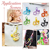 380Pcs 19 Colors Baking Paint Alloy Open Jump Rings FIND-AR0006-19A-5