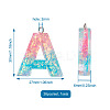 26Pcs 26 Style Transparent Epoxy Resin Pendants CRES-TA0001-13-9