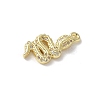 Brass Micro Pave Clear Cubic Zirconia Pendants LS-KK-S505-04G-01-2