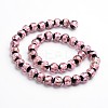 Glow in the Dark Luminous Style Handmade Silver Foil Glass Round Beads FOIL-I006-10mm-04-2