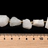 Raw Rough Natural White Jade Beads Strands G-Z087-A05-5