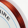 Round Copper Jewelry Wire X-CW0.4mm010-2