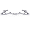 Cubic Zirconia Constellation Stud Earrings EJEW-P231-90P-10-1