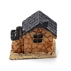 Mini Resin House Figurine Ornaments MIMO-PW0003-180B-2