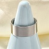 316 Surgical Stainless Steel Open Cuff Rings RJEW-F170-01P-02-4