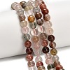 Natural Multi-Color Rutilated Quartz Beads Strands G-G300-A03-6mm-1