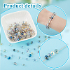 210Pcs 14 Colors Electroplate Transparent Glass Beads EGLA-PH0001-50-4