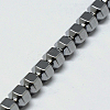 Electroplate Non-magnetic Synthetic Hematite Beads Strands G-I095-03-3