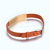 PU Leather Watch Bands WACH-F052-01GP-3