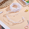 2.5 Yards Polyester Flower Lace Ribbon OCOR-LP0003-65-1