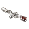 7Pcs Tibetan Style Alloy Pendant Decorations HJEW-JM04102-6