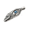 316 Surgical Stainless Steel Pendants STAS-D304-10AS-2