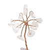Natural Quartz Crystal Chips Tree of Life Decorations DJEW-P022-03A-05-2