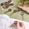 DIY Blank Dome Bookmark Making Kit DIY-NB0007-61-3