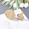 Brass Micro Pave Cubic Zirconia Stud Earrings EJEW-Z080-03G-02-3