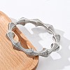 304 Stainless Steel Stretch Bangles for Women BJEW-P315-02C-P-3