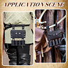 PU Imitation Leather Waist Belt Bag with 4 Cork Glass Bottles AJEW-WH0678-31A-5