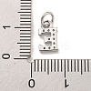 Initial Letter Brass with Cubic Zirconia Charms KK-Q814-26E-P-3