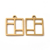 Ion Plating(IP) 304 Stainless Steel Pendants STAS-A070-21G-1
