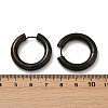 202 Stainless Steel Polishing Hoop Earrings EJEW-M106-02EB-06-5