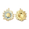 Real 18K Gold Plated 304 Stainless Steel Pendants STAS-A084-29G-04-1