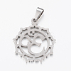 Non-Tarnish 304 Stainless Steel Yoga Pendants LS-STAS-I074-04P-2