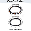 Natural Mixed Gemstone Stretch Bracelets BJEW-LP0001-25I-2