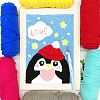 Penguin Punch Embroidery Supplies Kit LS-DIY-H155-11-1